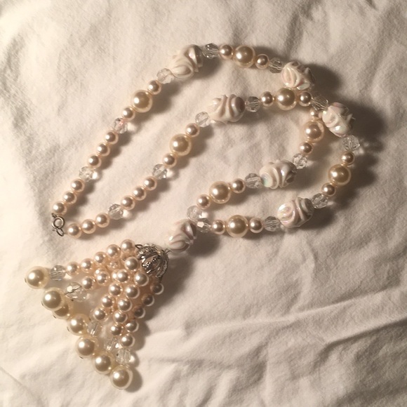 Vintage Statement Chandelier Necklace with Matching Drop Earrings - Picture 7 of 10